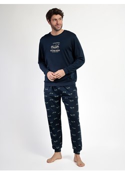 admas Piżama "Old school" w kolorze granatowym ze sklepu Limango Polska w kategorii Piżamy męskie - zdjęcie 188309111