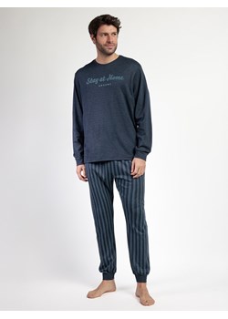 admas Piżama "Stay at home" w kolorze granatowym ze sklepu Limango Polska w kategorii Piżamy męskie - zdjęcie 188309143