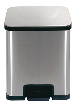 Echtwerk Kosz automatyczny "Powerstep" w kolorze srebrnym na śmieci z pedałem - 38 l ze sklepu Limango Polska w kategorii Kosze na śmieci - zdjęcie 188309564