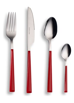 Echtwerk 24-częściowy zestaw sztućców "Basic" w kolorze czerwonym ze sklepu Limango Polska w kategorii Sztućce - zdjęcie 188309652
