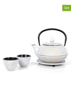 Echtwerk 4-częściowy zestaw w kolorze kremowym do herbaty - 800 ml ze sklepu Limango Polska w kategorii Dzbanki i zaparzacze - zdjęcie 188310052