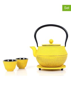 Echtwerk 4-częściowy zestaw w kolorze żółtym do herbaty - 1,1 l ze sklepu Limango Polska w kategorii Dzbanki i zaparzacze - zdjęcie 188310083