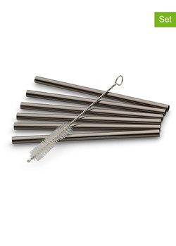 Echtwerk Słomki (6 szt.) w kolorze czarnym do picia - wys. 12 cm ze sklepu Limango Polska w kategorii Naczynia - zdjęcie 188310410