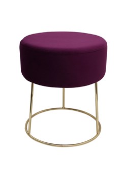 Echtwerk Hocker "Marylin" w kolorze fioletowym - wys. 40,5 x Ø 35,5 cm ze sklepu Limango Polska w kategorii Pufy i siedziska - zdjęcie 188310631