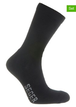 Seger Skarpety (2 pary) "Merino Wool Light" w kolorze czarnym ze sklepu Limango Polska w kategorii Skarpetki męskie - zdjęcie 188310713