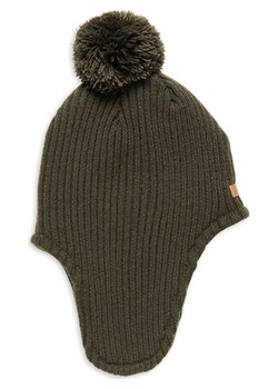 HULABALU Czapka "Pom Pom" w kolorze khaki ze sklepu Limango Polska w kategorii Czapki dziecięce - zdjęcie 188310881