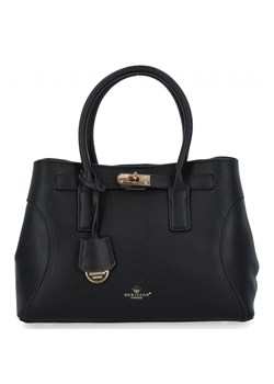 Torebka Damska Kuferek 3 Komory firmy Herisson 275C6016 Czarna ze sklepu PaniTorbalska w kategorii Kuferki - zdjęcie 188312032