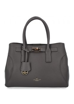 Torebka Damska Kuferek 3 Komory firmy Herisson 275C6016 Szara ze sklepu PaniTorbalska w kategorii Kuferki - zdjęcie 188312093