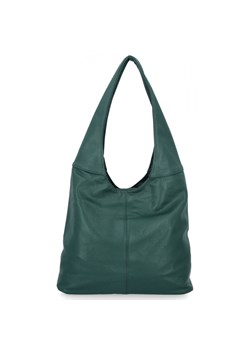 Uniwersalne Torebki Damskie Shopper Bag firmy Hernan HB0141 Zielona ze sklepu PaniTorbalska w kategorii Torby Shopper bag - zdjęcie 188312230