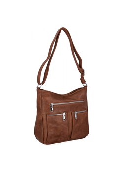 Uniwersalna Torebka Damska Listonoszka firmy Herisson 13K391 Ruda ze sklepu PaniTorbalska w kategorii Listonoszki - zdjęcie 188312242