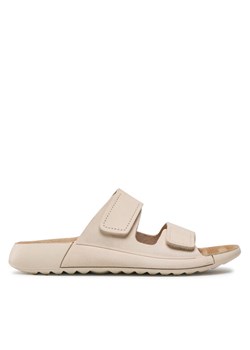 Klapki ECCO 2ND Cozmo W 20682302378 Beżowy ze sklepu eobuwie.pl w kategorii Klapki damskie - zdjęcie 188312564
