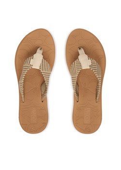 Roxy Japonki ARJL100899-SAG Beżowy ze sklepu MODIVO w kategorii Klapki damskie - zdjęcie 188312612