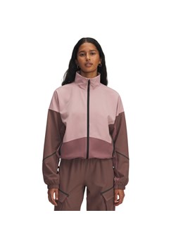 Damska kurtka treningowa Under Armour UA Unstoppable Jacket - różowa ze sklepu Sportstylestory.com w kategorii Kurtki damskie - zdjęcie 188312852