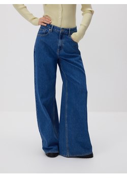 Reserved - Jeansy wide leg - niebieski ze sklepu Reserved w kategorii Jeansy damskie - zdjęcie 188313264