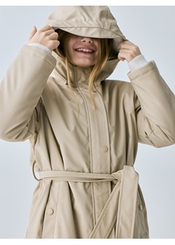 Reserved - Gumowany płaszcz - beżowy ze sklepu Reserved w kategorii Płaszcze dziewczęce - zdjęcie 188313300