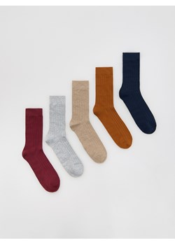 Reserved - 5 pack skarpet - miedziany ze sklepu Reserved w kategorii Skarpetki męskie - zdjęcie 188313441