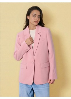 Sinsay - Marynarka z domieszką wiskozy - różowy ze sklepu Sinsay w kategorii Marynarki damskie - zdjęcie 188313824