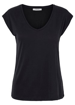 Pieces Koszulka "Kamala" w kolorze czarnym ze sklepu Limango Polska w kategorii Bluzki damskie - zdjęcie 188313924