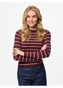 Pieces Koszulka "Pcmira" w kolorze bordowym ze sklepu Limango Polska w kategorii Bluzki damskie - zdjęcie 188314270