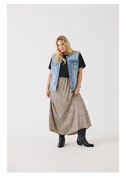 ONLY Carmakoma Spódnica w kolorze beżowym ze sklepu Limango Polska w kategorii Spódnice - zdjęcie 188314421