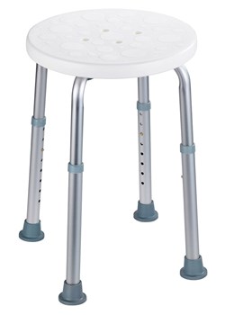 Wenko Hocker w kolorze białym do prysznica i wanny - Ø 45 cm ze sklepu Limango Polska w kategorii Pufy i siedziska - zdjęcie 188316643