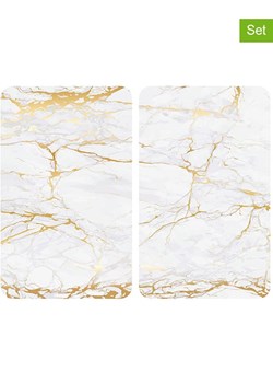 Wenko Płyty (2 szt.) w kolorze kremowym na kuchenkę  - 30 x 52 cm ze sklepu Limango Polska w kategorii Akcesoria kuchenne - zdjęcie 188318360