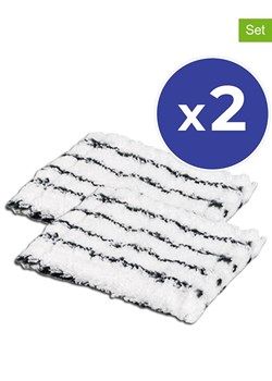 Wenko Nakładki (2 szt.) w kolorze biało-czarnym z mikrofibry - 12 x 17 cm ze sklepu Limango Polska w kategorii Akcesoria kuchenne - zdjęcie 188318814