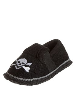 kitz-pichler Kapcie "Bobby-Skull" w kolorze czarnym ze sklepu Limango Polska w kategorii Kapcie dziecięce - zdjęcie 188319431