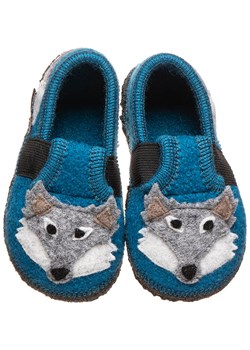 kitz-pichler Kapcie "Wolf" w kolorze niebieskim ze sklepu Limango Polska w kategorii Kapcie dziecięce - zdjęcie 188319754