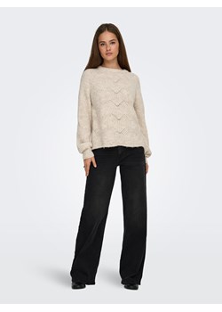 ONLY Sweter w kolorze beżowym ze sklepu Limango Polska w kategorii Swetry damskie - zdjęcie 188321763