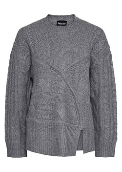 Pieces Sweter w kolorze szarym ze sklepu Limango Polska w kategorii Swetry damskie - zdjęcie 188321960