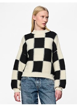 Pieces Sweter w kolorze kremowo-czarnym ze sklepu Limango Polska w kategorii Swetry damskie - zdjęcie 188321962