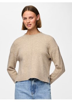 Pieces Sweter w kolorze beżowym ze sklepu Limango Polska w kategorii Swetry damskie - zdjęcie 188322061