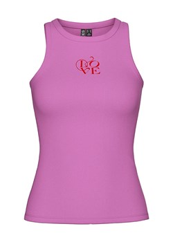 Pieces Top "May" w kolorze fioletowym ze sklepu Limango Polska w kategorii Bluzki damskie - zdjęcie 188322203