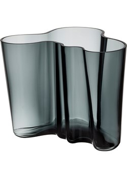 iittala Wazon "Aalto" w kolorze ciemnoszarym - wys. 16 cm ze sklepu Limango Polska w kategorii Wazony - zdjęcie 188323293