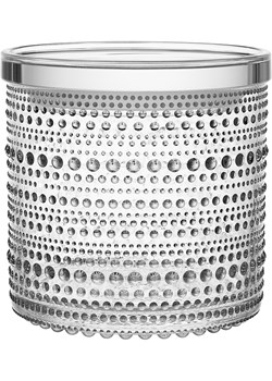 iittala Szklany pojemnik "Kastehelmi" - Ø 11,6 cm ze sklepu Limango Polska w kategorii Pojemniki kuchenne - zdjęcie 188323361