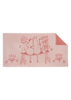 Moomin Ręcznik prysznicowy "Love24" w kolorze jasnoróżowym - 140 x 70 cm ze sklepu Limango Polska w kategorii Ręczniki - zdjęcie 188323630