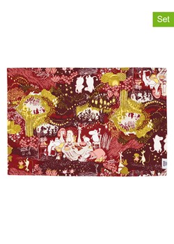 Moomin Podkładka stołowa w kolorze czerwono-żółtym - 31 x 46 cm ze sklepu Limango Polska w kategorii Podkładki na stół - zdjęcie 188323770