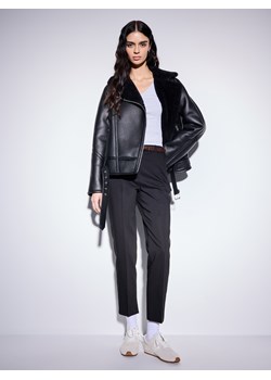 Mohito - Bluzka z długim rękawem - szary ze sklepu Mohito w kategorii Bluzki damskie - zdjęcie 188326611