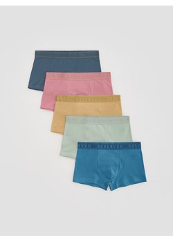 Reserved - 5 pack bokserek Classic - granatowy ze sklepu Reserved w kategorii Majtki męskie - zdjęcie 188326864
