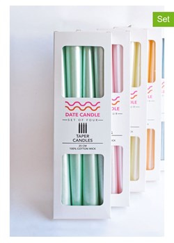 Lucky Bees Świece (4 szt.) w kolorze zielonym - 4x 65 g ze sklepu Limango Polska w kategorii Świece i dyfuzory - zdjęcie 188327713