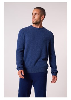 Perfect Cashmere Kaszmirowy sweter "Blake" w kolorze niebieskim ze sklepu Limango Polska w kategorii Swetry męskie - zdjęcie 188327720