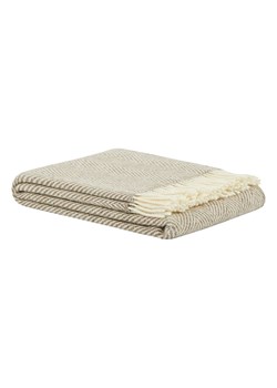 Lanerossi Wełniany koc "Iseo Spina" w kolorze beżowo-kremowym - 170 x 130 cm ze sklepu Limango Polska w kategorii Tekstylia - zdjęcie 188327811