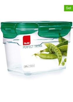 Ibili Pojemniki (2 szt.) w kolorze zielonym - 1 l ze sklepu Limango Polska w kategorii Pojemniki kuchenne - zdjęcie 188327973