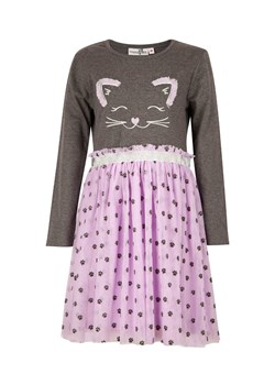 happy girls by Eisend Sukienka w kolorze szaro-fioletowym ze sklepu Limango Polska w kategorii Sukienki dziewczęce - zdjęcie 188328064