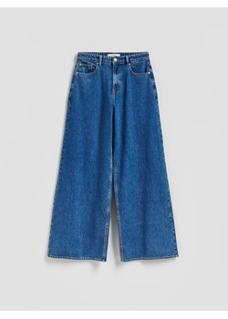 Reserved - Jeansy wide leg - niebieski ze sklepu Reserved w kategorii Jeansy damskie - zdjęcie 188328813