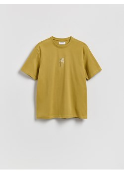 Reserved - T-shirt regular z nadrukiem - jasny zielony ze sklepu Reserved w kategorii T-shirty męskie - zdjęcie 188328943