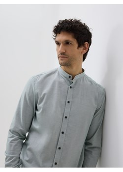 Reserved - Koszula slim fit ze stójką - zielony ze sklepu Reserved w kategorii Koszule męskie - zdjęcie 188328970