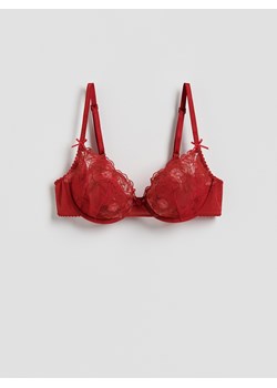 Reserved - Miękki biustonosz z fiszbiną - czerwony ze sklepu Reserved w kategorii Biustonosze - zdjęcie 188329030