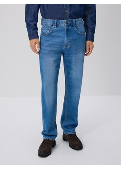 Reserved - Jeansy straight fit - niebieski ze sklepu Reserved w kategorii Jeansy męskie - zdjęcie 188329221